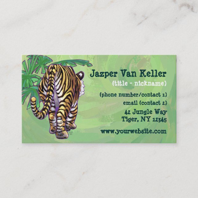 Tiger Stationery Visitkort (Framsida)