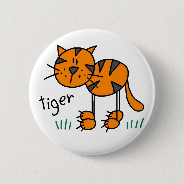 Tiger Stavfigur knapp (Framsida)
