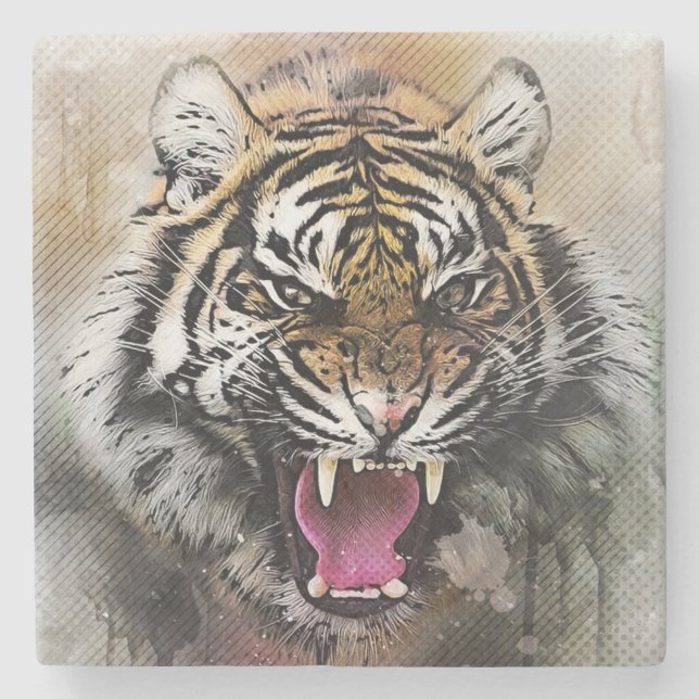 Tiger Stenunderlägg (Framsidan)