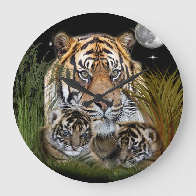 Tiger Stor Klocka (Framsida)