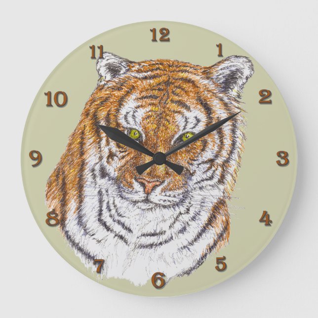 Tiger Stor Klocka (Framsida)
