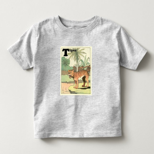 Tiger Storybook Illustrated T-shirt (Framsida)