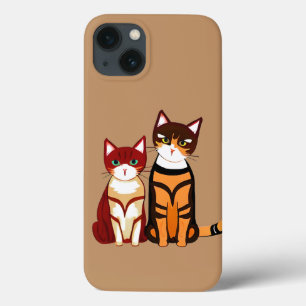 Tiger Stripe Cat och Ginger Kitten