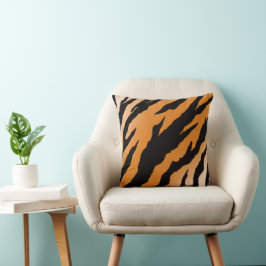 Tiger Stripe-design på kastkudde Kudde