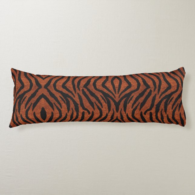 Tiger Stripe Wild Pattern Kroppskudde (Framsidan)