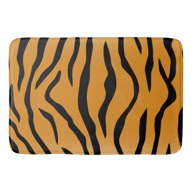 Tiger stripes pattern badrumsmatta (Framsidan)
