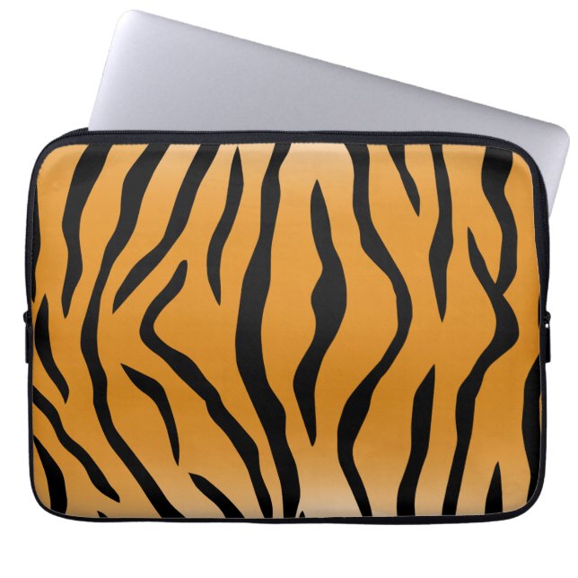Tiger stripes pattern laptop fodral (Framsidan)