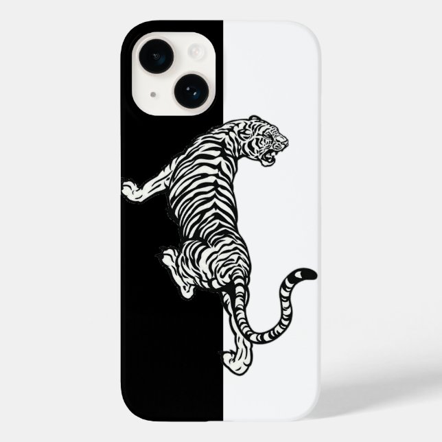 Tiger Svart Vitt  (Baksida)