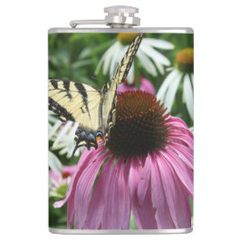 Tiger Swallowtail Butterfly Coneflower Drink-kolv Fickplunta