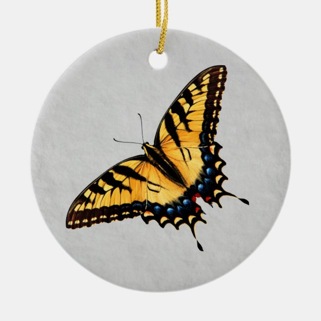 Tiger Swallowtail Butterfly Ornament (Framsidan)