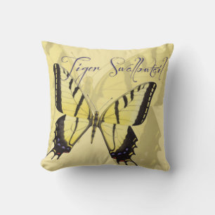Tiger Swallowtail Butterfly Pillow Kudde