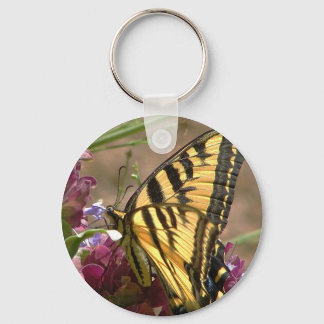 Tiger Swallowtail Keychain Nyckelring (Framsida)