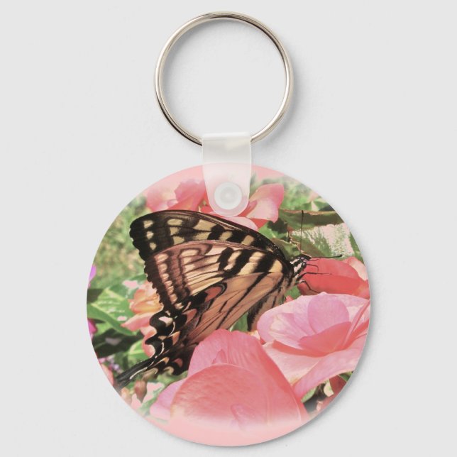 Tiger Swallowtail Keychain Nyckelring (Framsida)