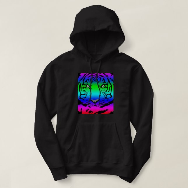 Tiger Sweatshirt Med Luva (Design framsida)