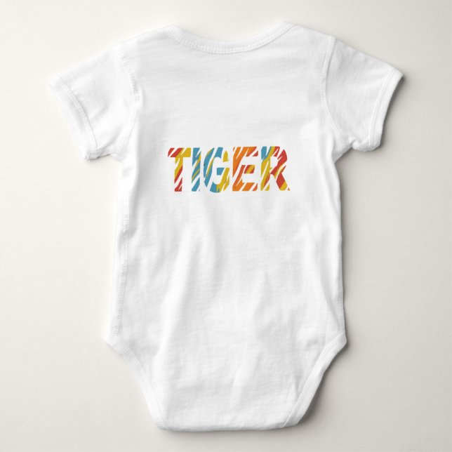 Tiger t-shirt för baby (Baksida)