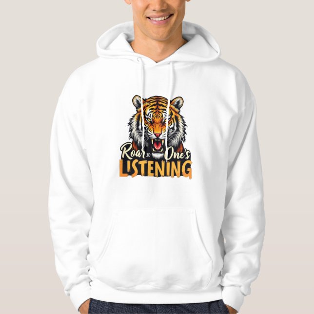 Tiger t-shirt hoodie (Framsida)