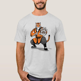 Tiger Tai Chi Mästare Kampsport T Shirt