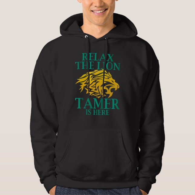 Tiger Tamer är här.. Hoodie (Framsida)