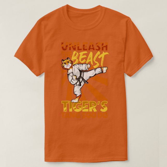 Tiger Tang Soo Do T Shirt (Design framsida)