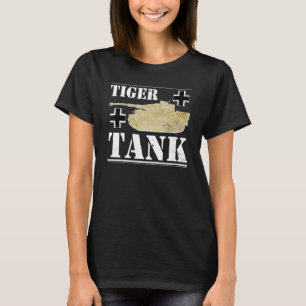 Tiger Tank Historiskt Världskrig 2 WW2 Tyskt panz T Shirt