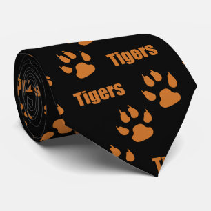Tiger Tass avtryck med tigertext Slips