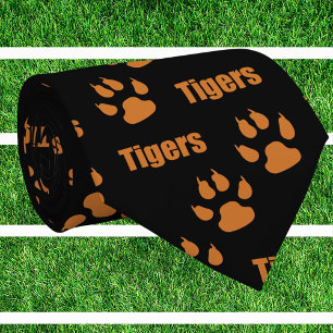 Tiger Tass avtryck med tigertext Slips