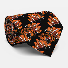 Tiger Team Mascot Football Basketball Necktie Slips