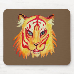 Tiger Teckning Mousepad Musmatta