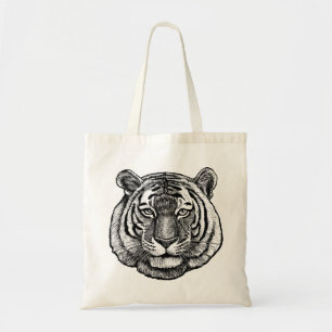 Tiger Teckning Tygkasse