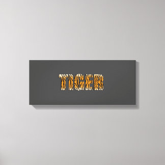 Tiger Text | Zazzle_Growshop Canvastryck