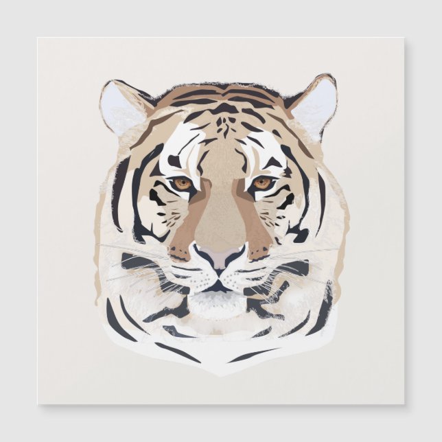 Tiger, tiger ansikte, symbol för 2022 (Framsida)