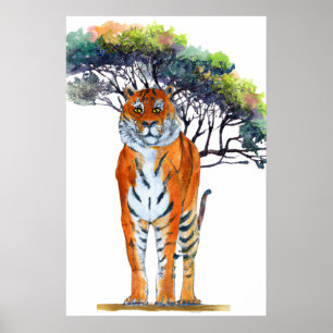 Tiger, tiger, brännande ljus poster
