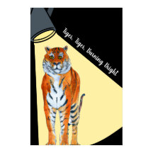 Tiger, tiger, brännande ljus