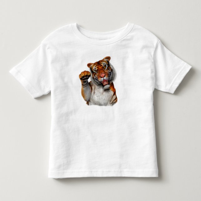 Tiger, Tiger Småbarn Tee Shirt (Framsida)