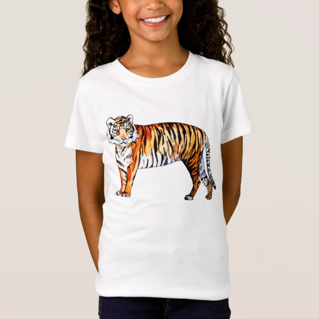 Tiger Tiger Tiger T Shirt (Framsida)