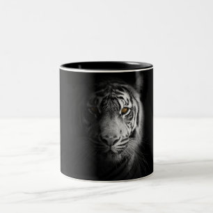 Tiger, tigerfotografi, bedövning, Två-Tonad mugg