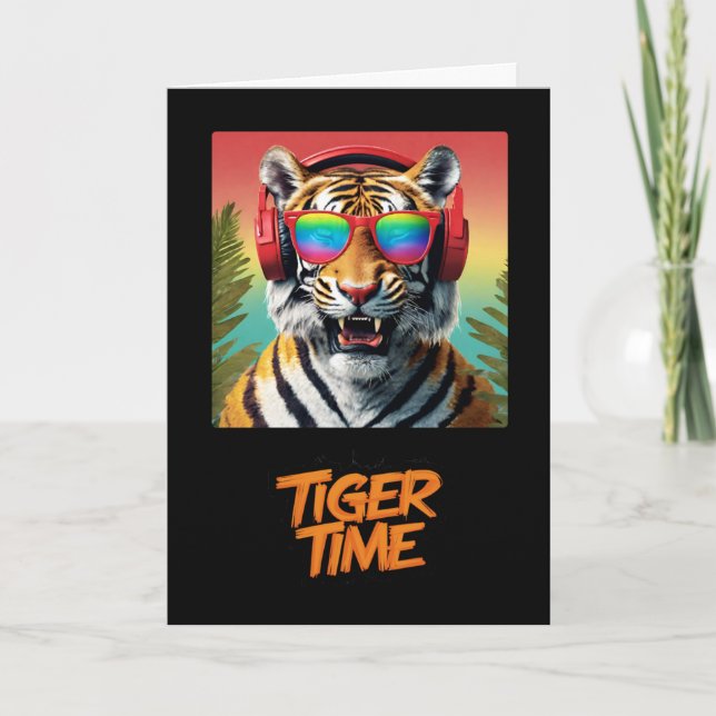 Tiger Time Kort (Framsida)