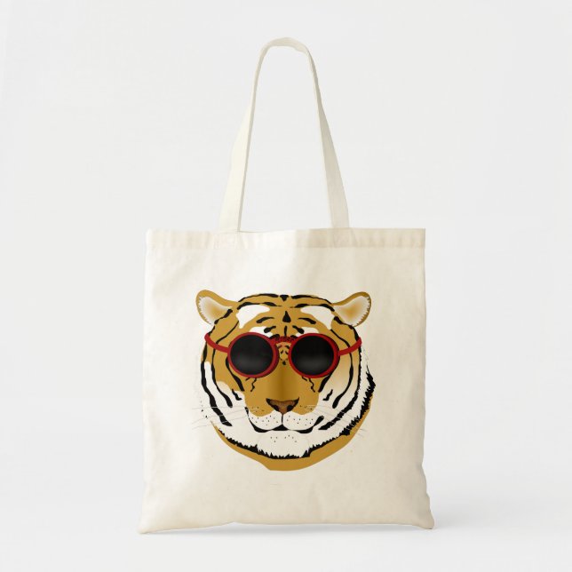 Tiger Tote Bag Tygkasse (Framsidan)