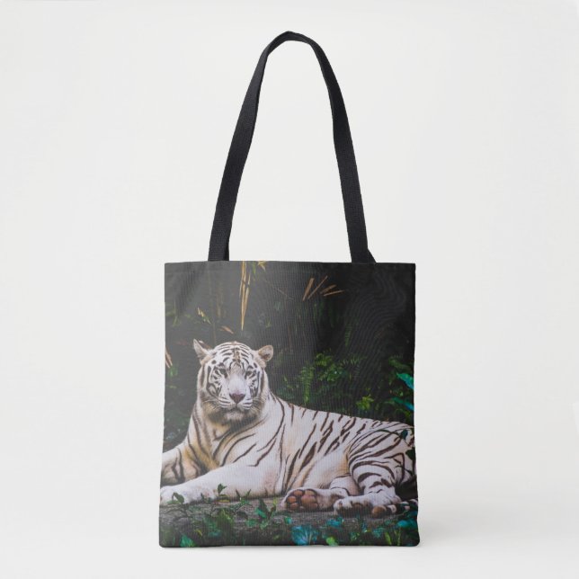 Tiger Tote Bag Tygkasse (Framsida)