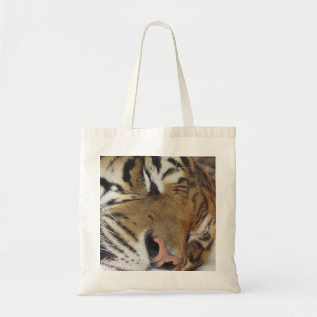Tiger Tote Bag Tygkasse (Framsidan)