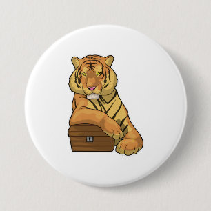 Tiger Treasure-bröstkorgen Knapp