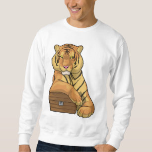 Tiger Treasure-bröstkorgen Lång Ärmad Tröja