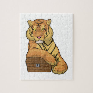 Tiger Treasure-bröstkorgen Pussel