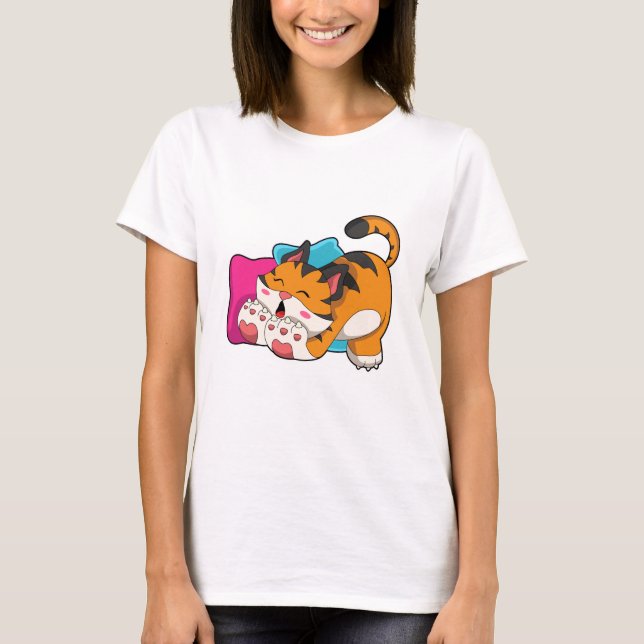 Tiger trött t shirt (Framsida)