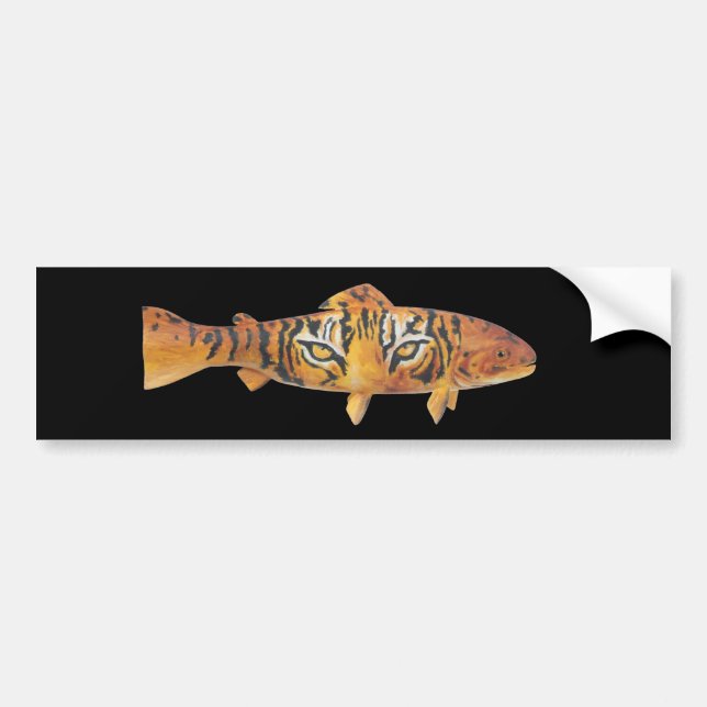 Tiger Trout Klistermärke (Framsidan)