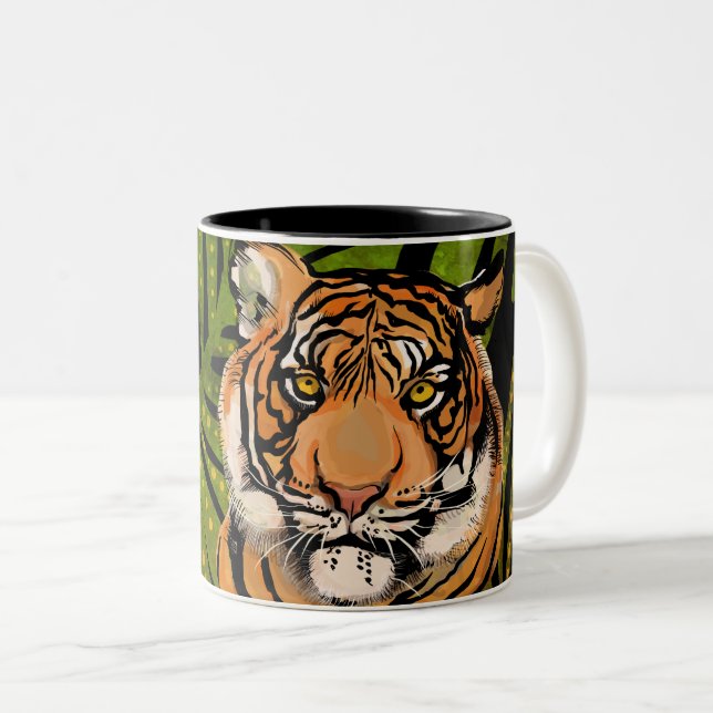 Tiger Two-Tone-kaffe mugg (Framsida höger)