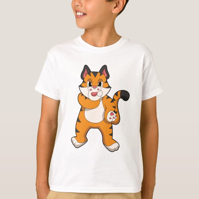 Tiger tyst t shirt (Framsida)