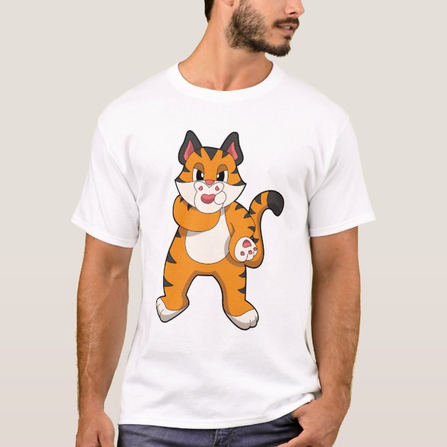 Tiger tyst t shirt (Framsida)