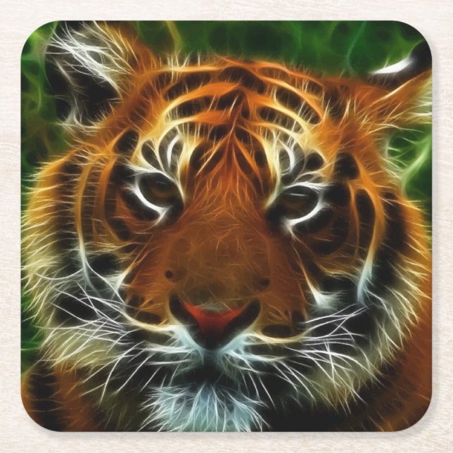 TIGER UNDERLÄGG PAPPER KVADRAT (Framsidan)