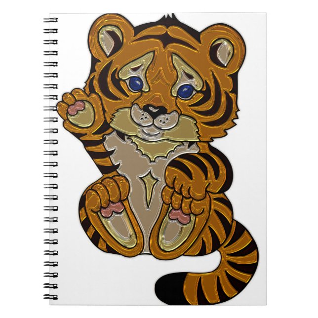 Tiger unge anteckningsbok (Framsidan)